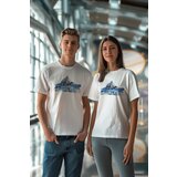 Trendyol White Unisex Red Apple Printed Regular Cut T-shirt | ePonuda.com