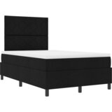 vidaXL Krevet s podnicom, madracem & LED crna 120x200 cm tkanina | shoptok.hr