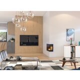  InFire - Ugaoni BIO kamin 45x90 cm 3kW crna | Eponuda.com