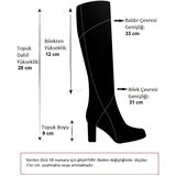 Fox Shoes R404020302 Women's Beige Suede Slim Heeled Pleated Boots | Shoptok.si