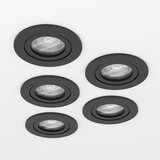 Eglo 902266 - komplet od 5 led ugradnih spot svetala barranco LED/4,8W/230V, crne | Eponuda.com