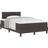  Boxspring krevet s madracem Tamno smeđa 120 x 200 cm tkanina | shoptok.hr