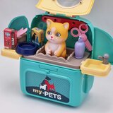 Woopie kitten portable beauty salon 2u1 u ruksaku za transport | shoptok.hr
