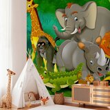  Foto tapeta - Colourful Safari 300x210 Vodootporna | shoptok.hr