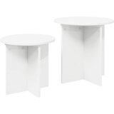  Set pomoćnih stolića s pohranom 2 pcs Konstrukcijsko drvo | Eponuda.com