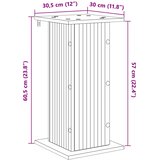 Stalak za biljke Betonska siva 30,5 x 30 x 60,5 cm | shoptok.hr