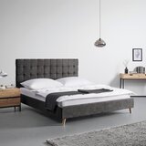 Bessagi Home Oblazinjena Postelja Cesaro, Temno Siva, 180x200 | Shoptok.si