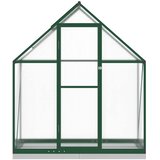  Staklenik s okvirom zeleni 169 x 58 x 202 cm aluminijski | shoptok.hr
