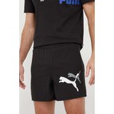 Puma Kratke hlače za muškarce, boja: crna | shoptok.hr