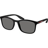 Prada Linea Rossa PSA08S DG002G Polarized ONE SIZE (56) Črna/Siva Cene