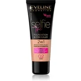 Selfie Time tekući puder i korektor 2 u 1 nijansa 02 Ivory 30 ml