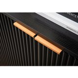 MID.YOU Komoda Sonoma, Črna | Shoptok.si