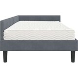  Kotni okvir postelje z matrico Drugo 2 pcs Siva Žamet, (5000123735) | Shoptok.si