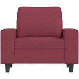  Fotelja crvena boja vina 60 cm od tkanine | shoptok.hr