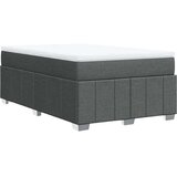 vidaXL Box spring postelja z vzmetnico temno siva 120x190 cm blago | Shoptok.si