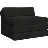 SOFA na razvlačenje Crna 200 x 70 x 10 cm Baršun | Eponuda.com