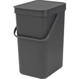Brabantia Zabojnik za ločevanje odpadkov 12 L - siva Cene