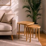 Hanah home set od 2 umetnutih stočića Hera 2, hrast | Eponuda.com