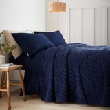 Catherine Lansfield Temno modro pregrinjalo 230x220 cm Heat Buddy Super Thermal &amp;ndash; Slike