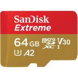 Sandisk Extreme microSDXC UHS-I 64GB memorijska kartica Cene