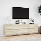  Zidni TV ormarić LED boja hrasta sonome 180x31x45 cm | shoptok.hr