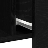  Kreveta Crni hrast 100 x 36 x 60 cm Konstruirano drvo | shoptok.hr