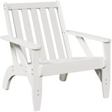  Vrtna stolica Adirondack bijela 75x77x77 cm od masivne borovine | Eponuda.com