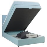 Welnova POSTELJA BOXSPRING 120 cm x 200 cm , tekstil svetlo modra | Shoptok.si
