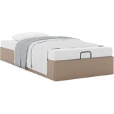 vidaXL Okvir kreveta bez madraca cappuccina 100x200 cm od umjetne kože | shoptok.hr