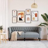 SOFA Svijetlo siva 182,5 x 74,5 x 74,5 cm Poliester | shoptok.hr