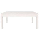vidaXL stolić za kavu bijeli 100x100x40 cm od masivne borovine | shoptok.hr