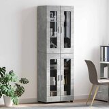  Highboard s policom FLORIN Betonski sivi 60 x 35 x 182 cm | shoptok.hr