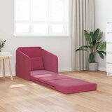  Floor Sofa Bed 2-u-1 Bordo 65x80x83 cm Baršun | shoptok.hr