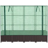  Povišena gredica s pokrovom za staklenik 160 x 40 x 138 cm | shoptok.hr