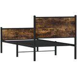  Metalni okvir kreveta bez madraca boja hrasta 90x190 cm | shoptok.hr