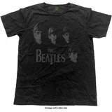 The Beatles majica Faces Vintage XL Črna