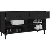 Ormarić za cipele Crno 102x35x55 cm od konstruiranog drva | shoptok.hr