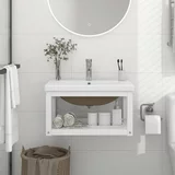  Okvir umivalnika z vgradnim umivalnikom belo železo, (20770574)