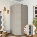 Hanah home BA279 ormar 91 × 210 × 57,5 cm, peščana | Eponuda.com