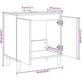 vidaXL Omarica za umivalnik sonoma hrast 58x33x60 cm inženirski les | Shoptok.si