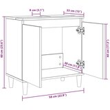 vidaXL ormarić za umivaonik boja hrasta sonome 58 x 33 x 60 cm drveni | shoptok.hr