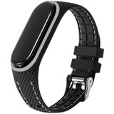  narukvica za sat lifestyle za xiaomi mi band 7 (03) crna sa sivim Cene