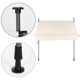 Multi Garden balkonska tenda s podešavanjem visine – vodootporna, s ručicom, bež | shoptok.hr