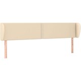  Uzglavlje s ušima krem 183x23x78/88 cm od tkanine | shoptok.hr