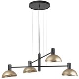  Luster na sajli ARTIS 4xE14/40W/230V crno-zlatni | Eponuda.com