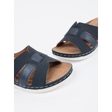 Shelvt Comfortable flip-flops on a low wedge blue | Shoptok.si
