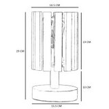 Opviq 8903-1 oak table lamp | ePonuda.com