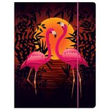Optimum Flamingo fascikla sa gumom A4 Cene