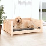  Krevet za pse 75,5x55,5x28 cm od masivne borovine | shoptok.hr