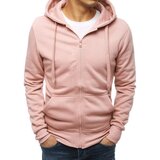 DStreet Bluza męska z kapturem różowa | Shoptok.si